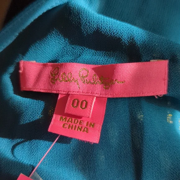 NWT Lilly Pulitzer silk Sienne top, size 00 - Picture 3 of 12